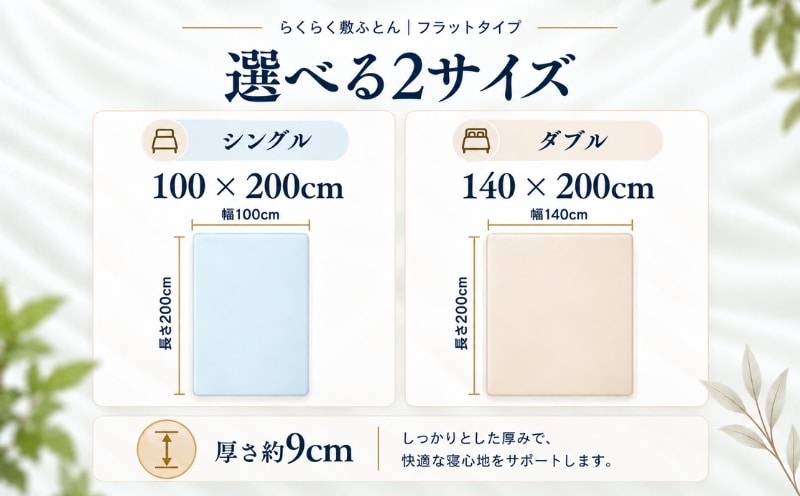 フラットタイプ 商品説明画像 04