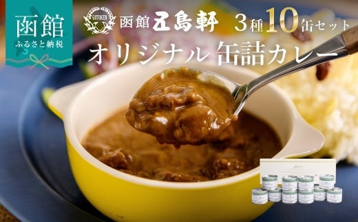 五島軒 オリジナル缶詰カレー１０缶ギフト_HD030-010