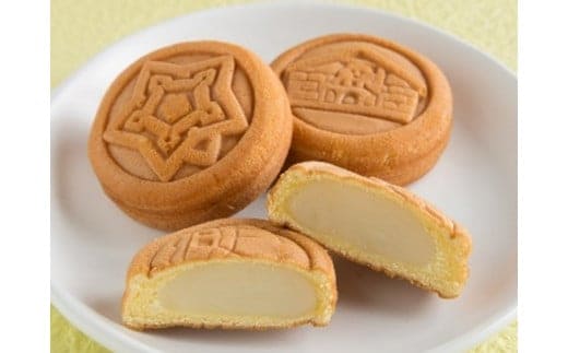 函館散歩 ２０個入（小豆あん１０個・ミルクあん１０個）_HD063-005