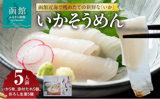 函館いかそうめん 5人前_HD151-004