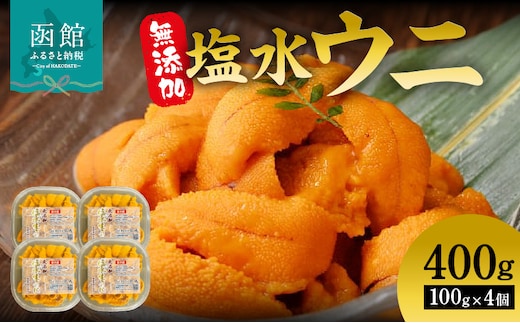無添加塩水ウニパック(100g) ×4個セット_HD069-034