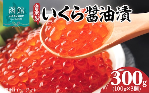 自家製いくら醤油漬(100g) ×3個_HD069-040