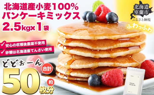 北海道パンケーキミックス 2.5kg MROBI005
