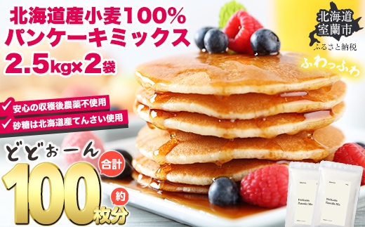 北海道パンケーキミックス 5kg MROBI006