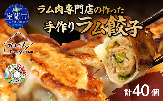ラム肉専門店の作った手作りラム餃子 40個 MROA156