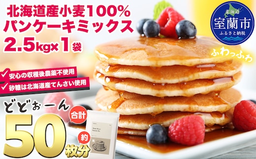 北海道パンケーキミックス 2.5kg MROBI005