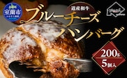 道産和牛ブルーチーズハンバーグ（200g）5個入り MROA190