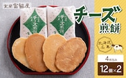 チーズ煎餅 4枚包み×12個×2 MROT009
