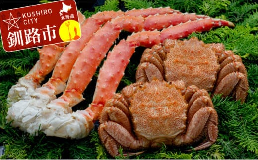 【蟹セット】 ボイル毛蟹350g×2・タラバ脚800g ふるさと納税 蟹 F4F-0693