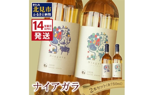 《14営業日以内に発送》ナイアガラ2本セット ( ワイン お酒 酒 ぶどう セット )【138-0006】