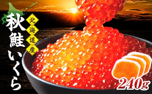 北海道産 秋鮭 醤油いくら 80g×3パック ( いくら イクラ 魚卵 鮭 サケ さけ 鮭いくら 醤油漬け パック 北海道産 ふるさと納税 秋鮭 )【233-0003】