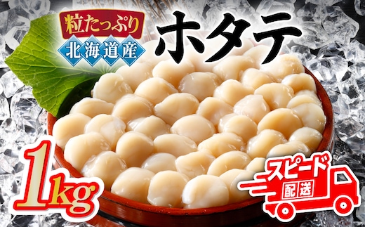 北海道オホーツク海産帆立（500g × 2P） ABN004