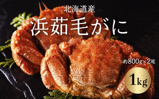 浜茹毛がに 約800g×2尾（北海道産） ABC003