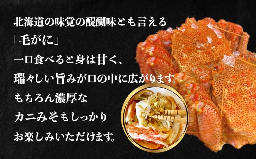 北海道産オホーツク極上毛がに（冷凍） 2尾セット（合計約1kg） ABC002