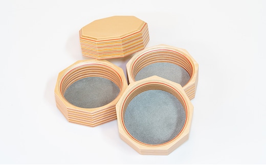 木製 小物入れ レッドオレンジ tower pg ウッドデザイン賞受賞 ペーパーウッド アクセサリートレイ おしゃれ かわいい アクセサリー ケース 収納 トレイ トレー 入れ物 雑貨 日用品 北海道 芦別市