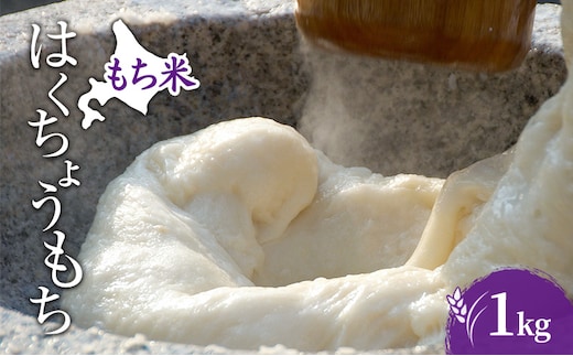 米 北海道 もち米 はくちょうもち 1kg (ホクレン米) 獲得 白米 お取り寄せ ごはん 道産米 ブランド米 1キロ お米 ご飯 米 北海道米 送料無料 北海道 芦別市