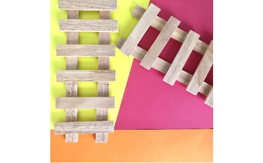 たいらなつみき「ごむのき」 工芸品 インテリア 玩具 おもちゃ 積み木 手作り 