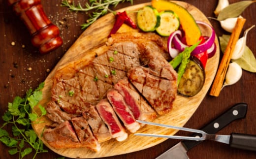 15-248 【年内発送12月15日入金まで】北海道ハーブ牛ロースステーキ(320g) within2025