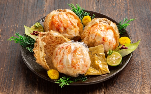 37-4 【年内発送12月15日入金まで】毛ガニ甲羅盛（3個）【殻剥き不要！毛ガニの美味しいところだけをイイとこどり】 within2025