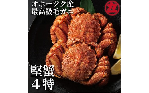 17-284 ボイル毛がに(約440g～570g)×1尾