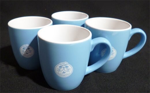 16-44 【年内配送12月15日入金まで】ゆるキャラ紋太グッズ(マグカップ[ブルー］4個) within2025