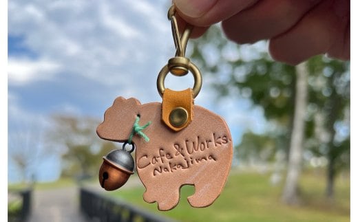 10-508 【年内発送12月15日入金まで】くまチャーム キーホルダー(ナチュラル) within2025