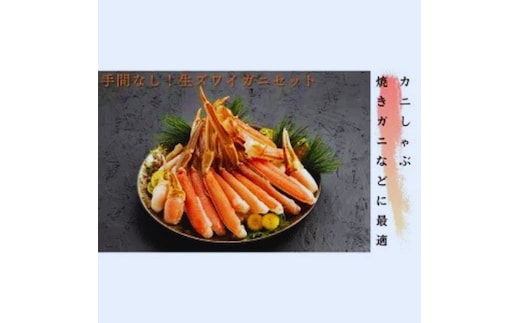 12-335 手間なし！極上生ずわいがにセット約900g(カット済み)