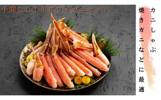 16-145 【年内発送12月15日入金まで】手間なし！極上生ずわいがにセット約900g(カット済み) within2025