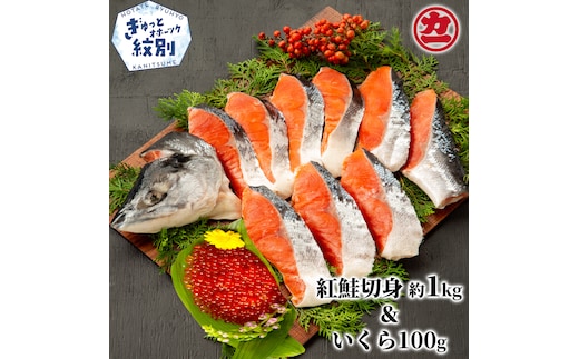 20-235 塩紅鮭姿切身＆ますいくら醤油漬けセット