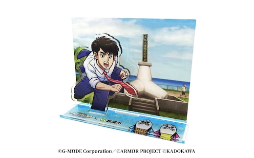 14-179 『オホーツクに消ゆ』×紋別市の夢のコラボ！ご当地アクリルジオラマ ～港湾殉職者慰霊碑編～