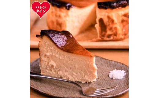 31-16 【バレンタインデー】Cafe ほの香のオホーツクバスクチーズケーキ(6号)