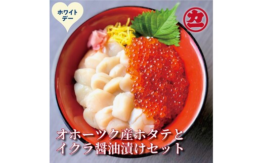 23-85 【ホワイトデー】オホーツク産ほたて貝柱(400g)とますいくら醤油(200g)セット