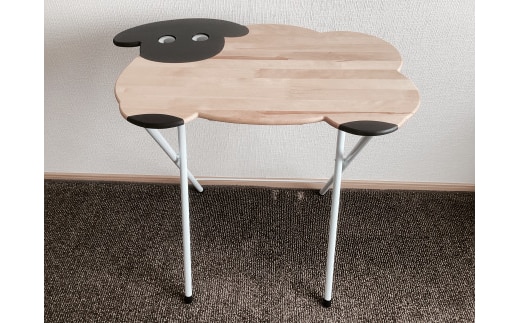 【D7035】【創温手 順工房】「サフォーク羊のサイドテーブル（ハイタイプ）」