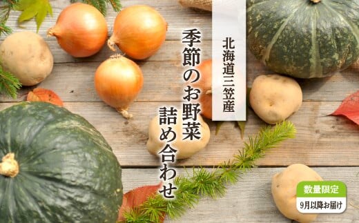 《令和8年分》数量限定！季節のお野菜詰め合わせ 秋(配送時期：9月～10月)【01018】