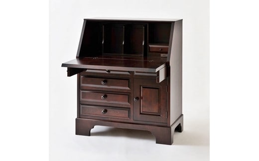 北海道民芸家具ライティングビューローHM800《HNU色》【0815501】