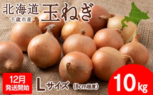 【先行予約】玉ねぎ 10kg Lサイズ 北海道 千歳市産 甘い たまねぎ 野菜 冷蔵 タマネギ 【假屋フードブリッジ】