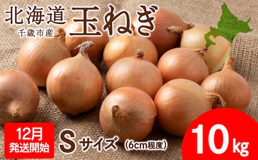 【先行予約】玉ねぎ 10kg Sサイズ 北海道 千歳市産 甘い たまねぎ 野菜 冷蔵 タマネギ 【假屋フードブリッジ】