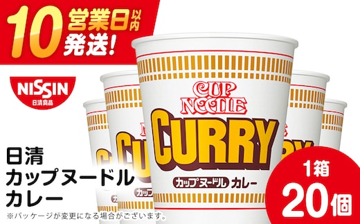 日清 カレーヌードル 20食（1箱） ラーメン 麺 即席麺 麺類 カップ麺 インスタント カップラーメン
