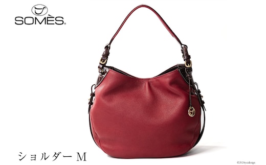 SOMES バッグ レディース イルザ IL-45 ショルダーM（ワイン）[ソメスサドル株式会社 北海道 砂川市 12260611-wi] ソメス 本革 ショルダーバッグ カバン 鞄 革鞄 レザー 革 革製品 肩掛け レビューキャンペーン