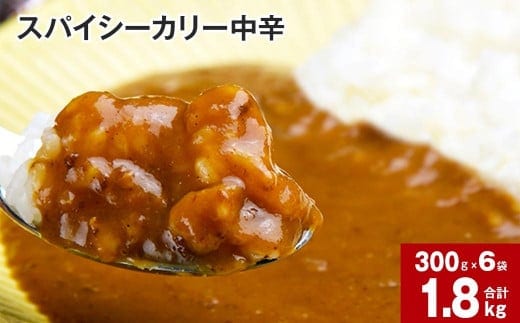スパイシーカリー中辛(レトルト) 300g×6袋