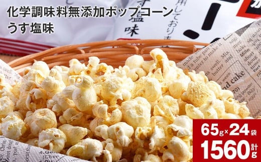 化学調味料無添加ポップコーン うす塩味(65g×24袋)