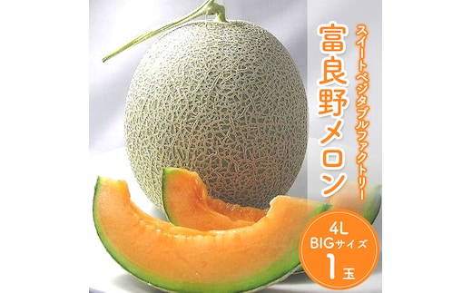 【2026年夏発送】北海道 富良野 メロン 特大 4Lサイズ 2.5kg以上×1玉 フルーツ 果物