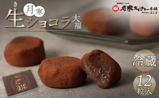 月寒生ショコラ大福 12粒入【17004502】