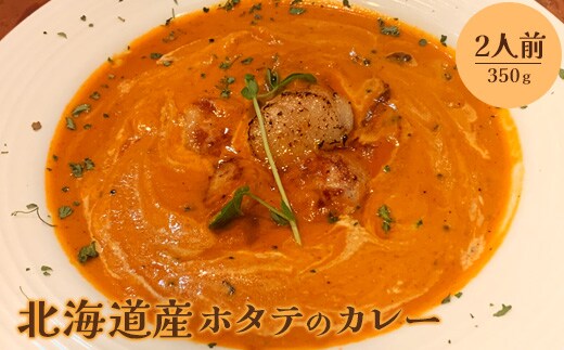 北海道産ホタテのカレー350g×2人前【65001501】