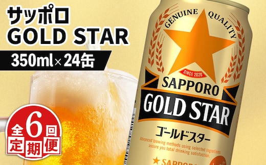 『定期便：全6回』GOLDSTAR 350ml×24本 ゴールドスター【880100051906】