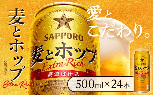 麦とホップ500ml×24本【930210143】