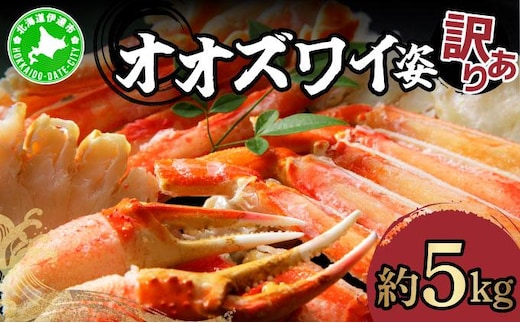 オオズワイ姿（訳あり品）5kg｜かに カニ ズワイガニ オオズワイ【ysk-003】