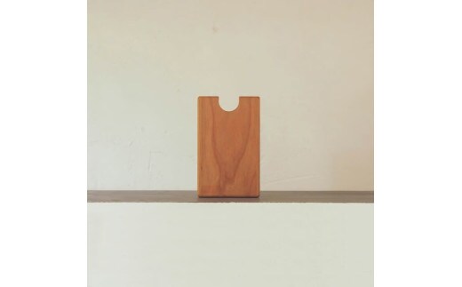 木の名刺入れ【チェリー】 名刺入れ 名刺 木製 木 木目 コンパクト ビジネス 社会人 北海道 北広島市