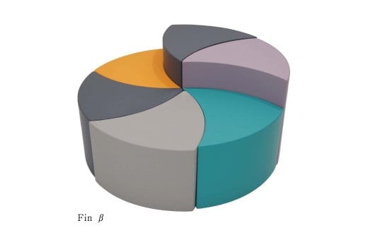 Fin β (B) 椅子 イス インテリア オブジェ 置物
