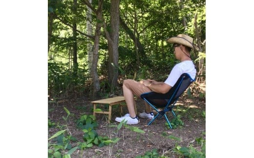 アウトドア ローテーブル / テーブル 机 サイドテーブル 家具 インテリア 持ち運び コンパクト 木 木材 北海道 北広島市